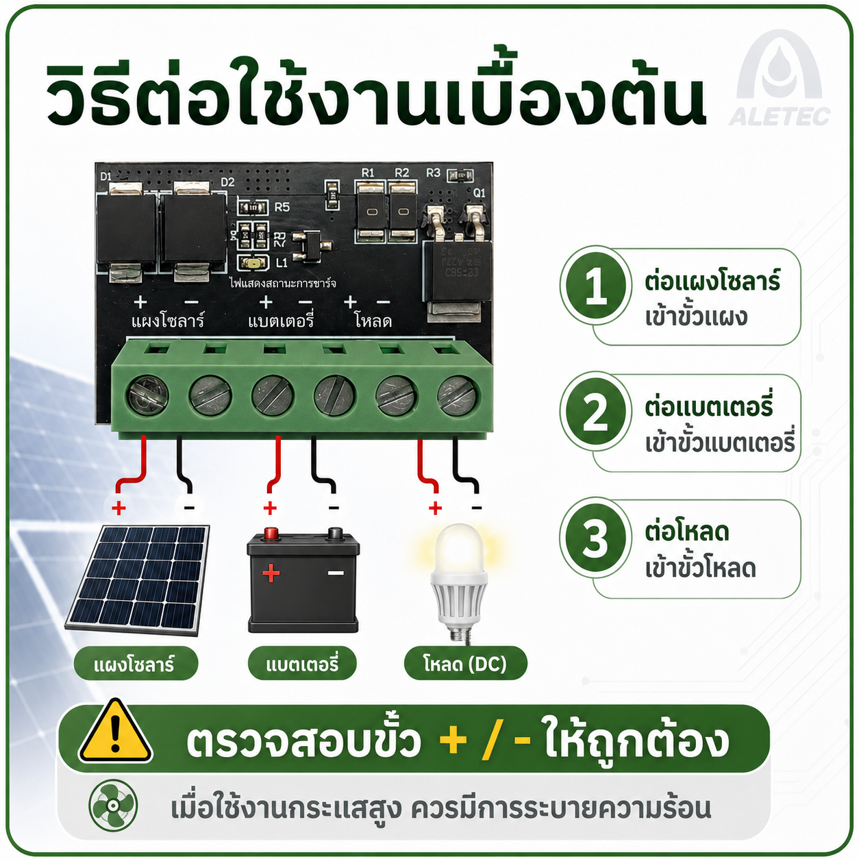 โมดูลชาร์จโซลาร์ / Solar charging modules — 5