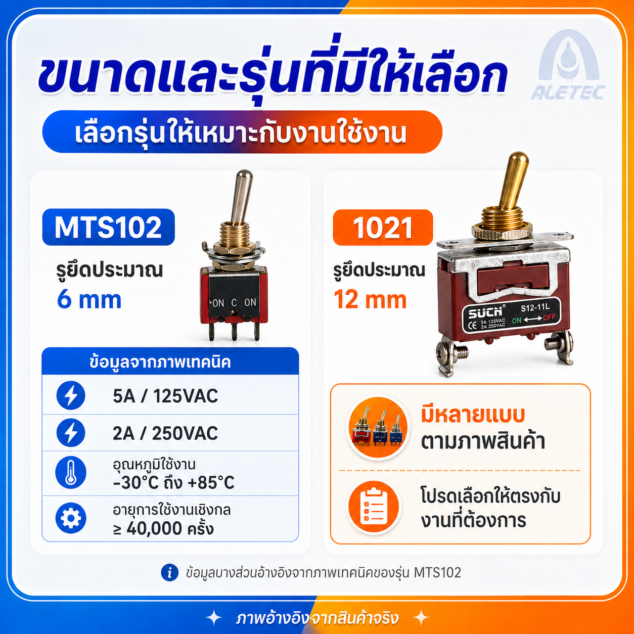 สวิตช์โยก / Toggle switches — 1