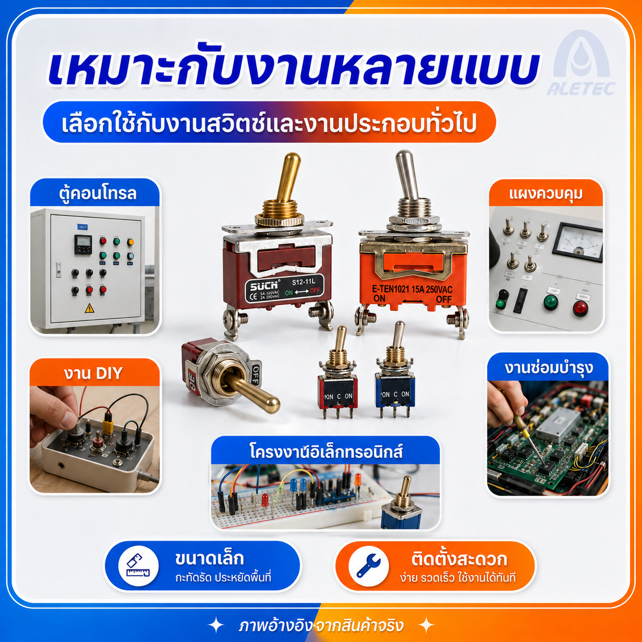 สวิตช์โยก / Toggle switches — 2